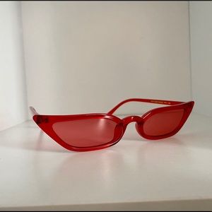 Red sunglasses